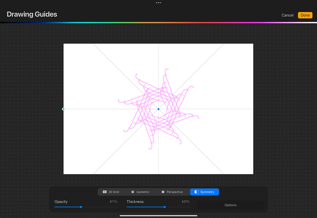 12 Best iPad Apps You Should Use in 2024 3 Drawing guides and grids settings in Procreate